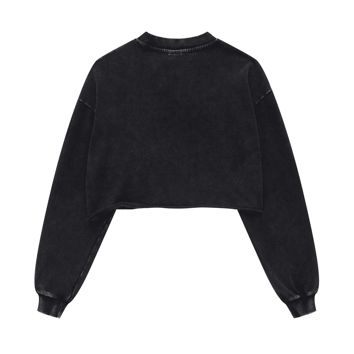 Cropped Crew Neck Sweatshirt