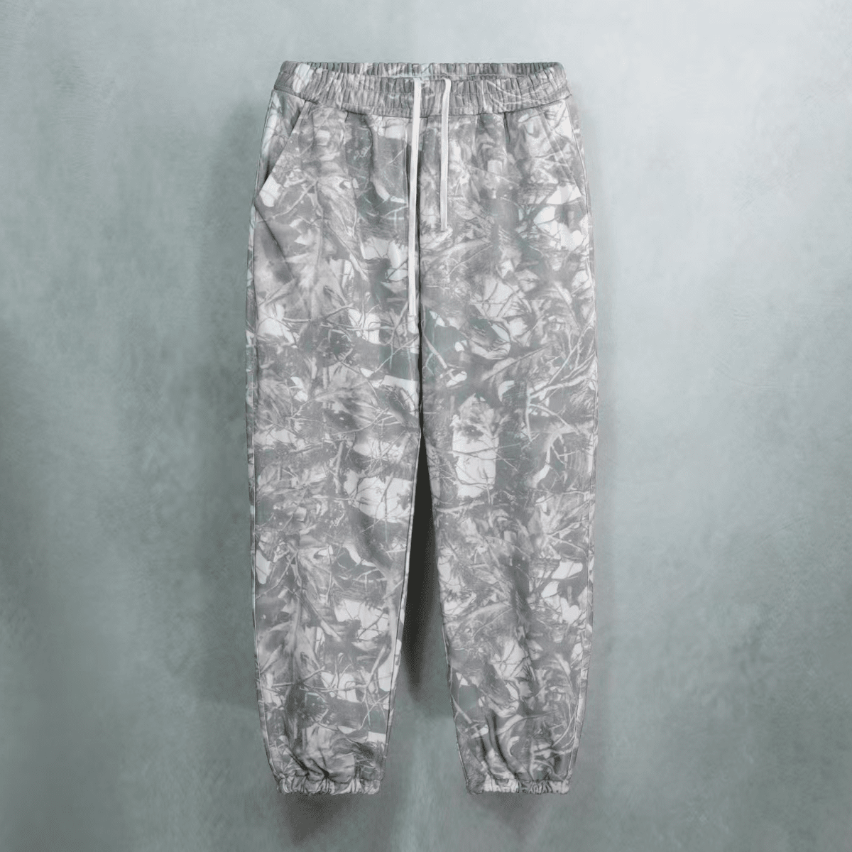 Unisex 100% Cotton Heavyweight French Terry Camo Sweatpants（400GSM）