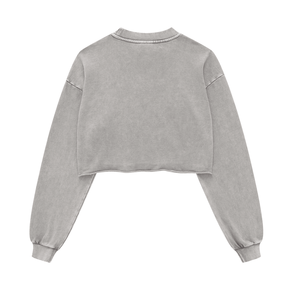 Cropped Crew Neck Sweatshirt