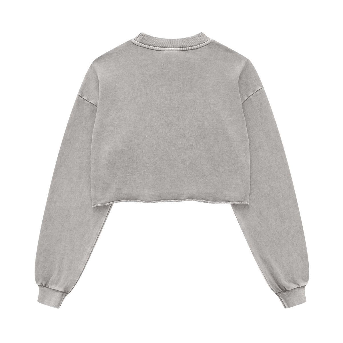 Cropped Crew Neck Sweatshirt