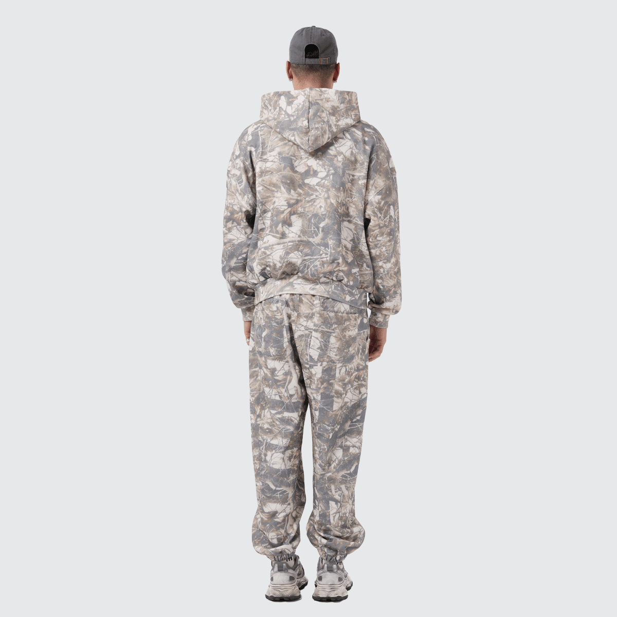 Unisex Heavyweight 100% Cotton French Terry Camo Hoodie (400GSM)
