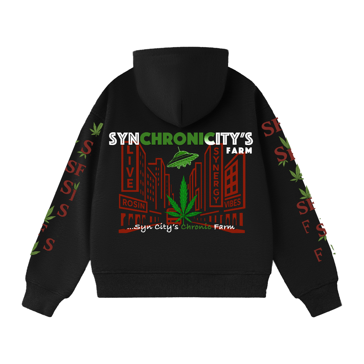 400GSM Unisex Heavyweight Cropped Hoodie