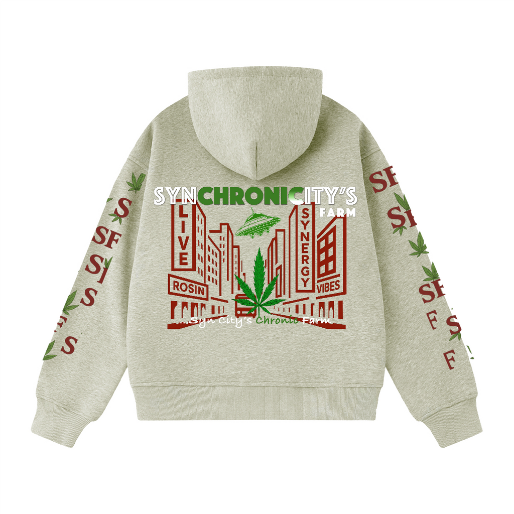 400GSM Unisex Heavyweight Cropped Hoodie