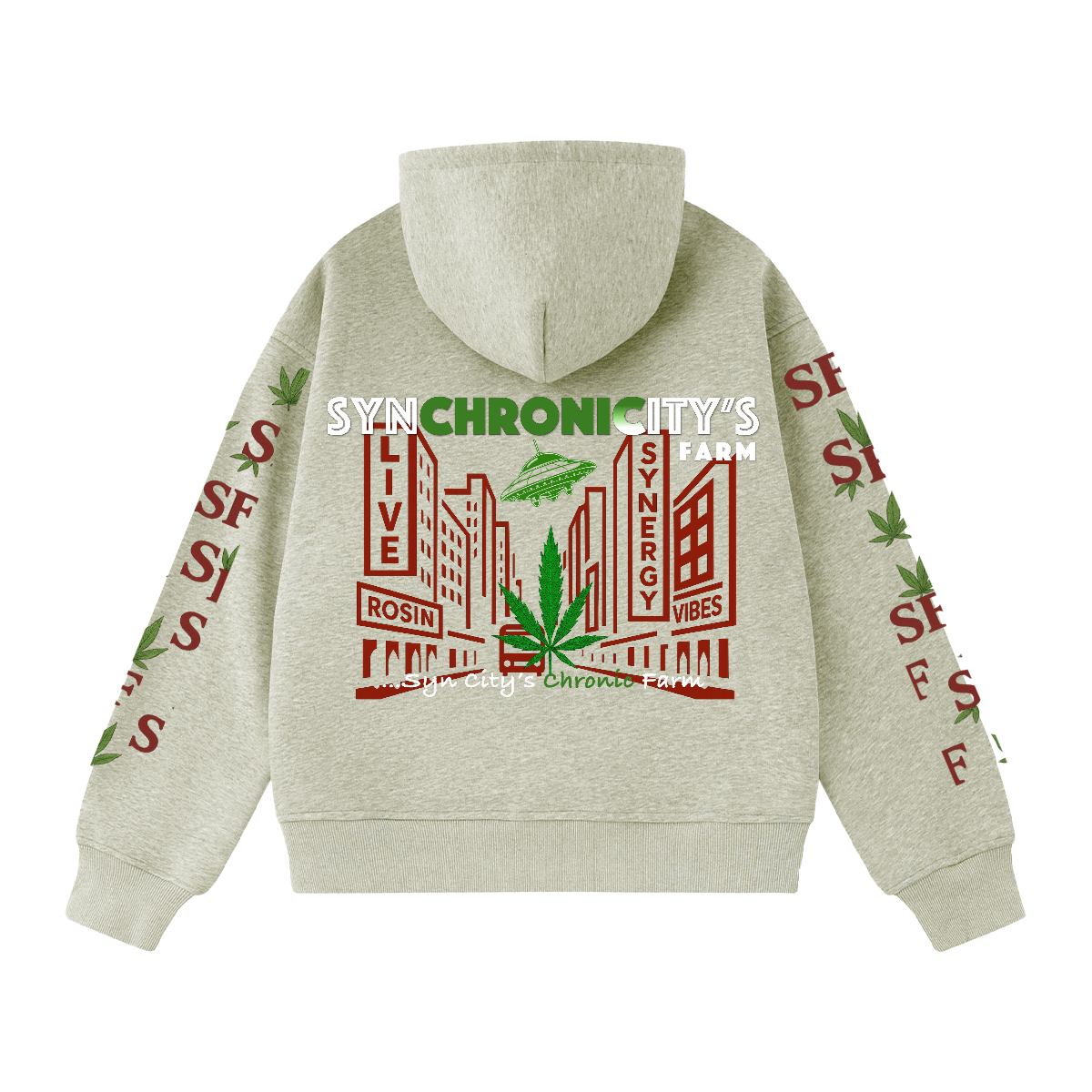 400GSM Unisex Heavyweight Cropped Hoodie