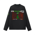 Unisex Heavyweight 100% Cotton Solid Color Long-Sleeve T-Shirt (280GSM)