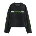 Unisex Heavyweight Washed Cropped Sweatshirt (440GSM)