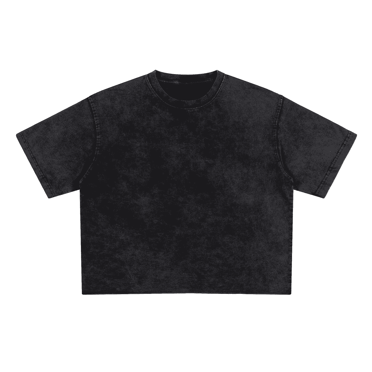 Unisex Heavyweight Cropped Snow-Washed T-Shirt (285GSM)